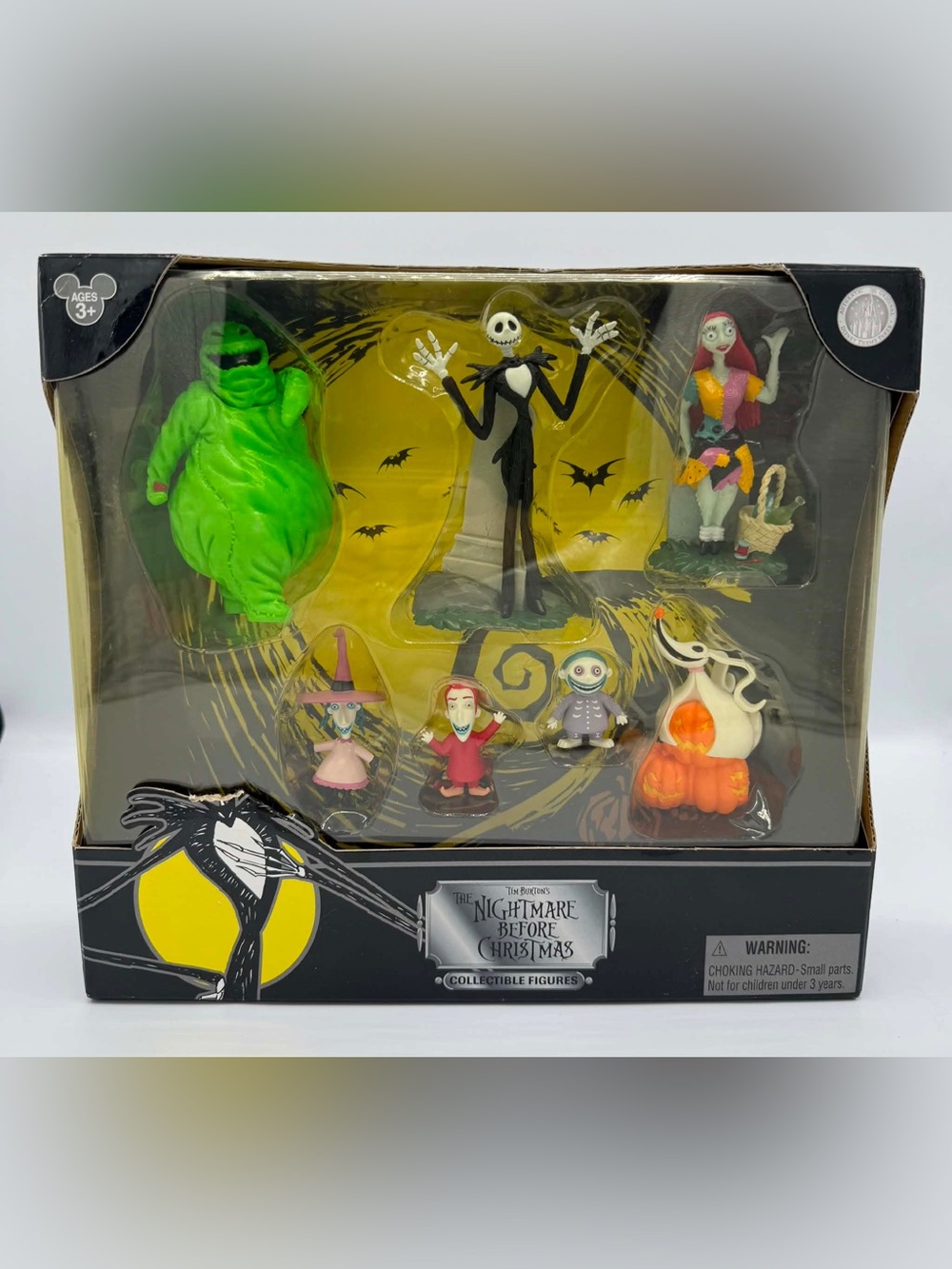 Disney Tim Burton’s Nightmare Before Christmas 7 Piece Collectible Figures NEW